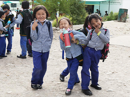 Tibetan children, from exile to hope
